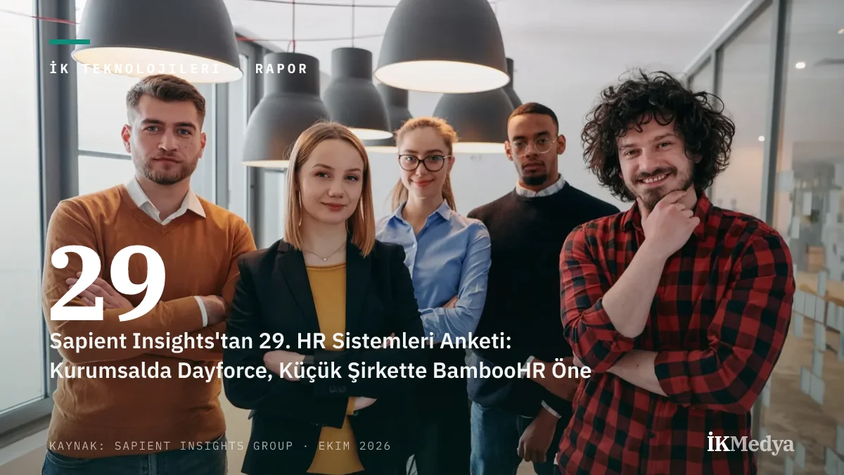 Sapient Insights'tan 29. HR Sistemleri Anketi: Kurumsalda Dayforce, Küçük Şirkette BambooHR Öne Çıktı
